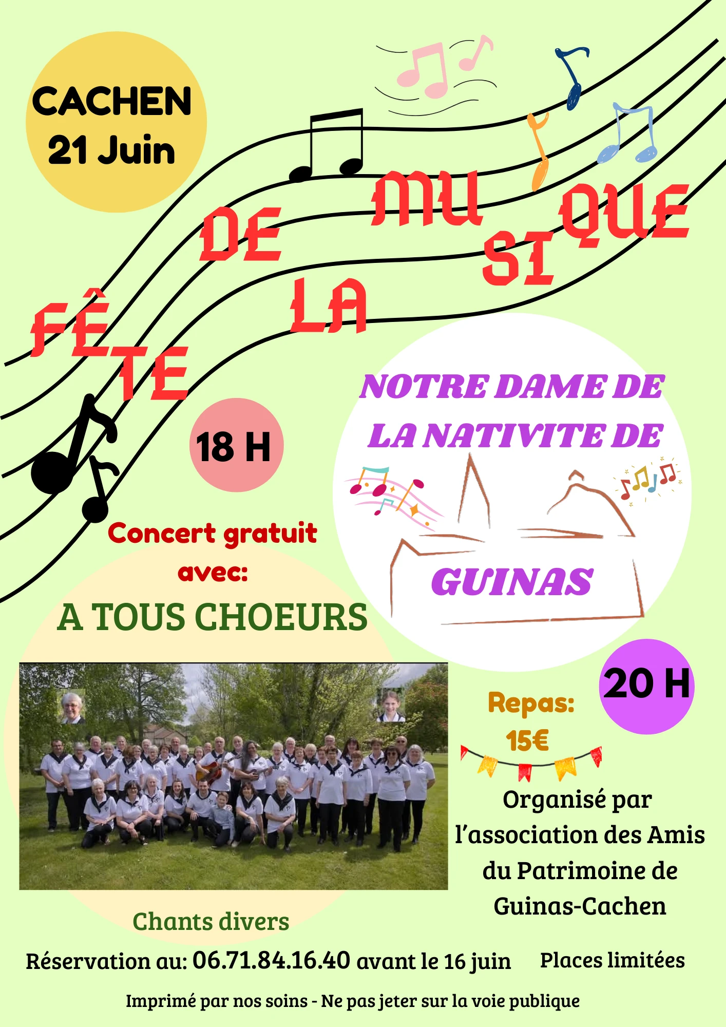 Fête de la Musique Église de Guinas Cachen
