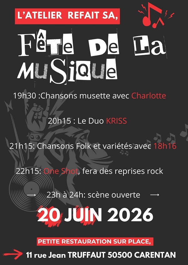 Fête de la musique Carentan-les-Marais