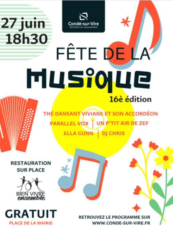 Fête de la musique Condé-sur-Vire Condé-sur-Vire 2026-06-27