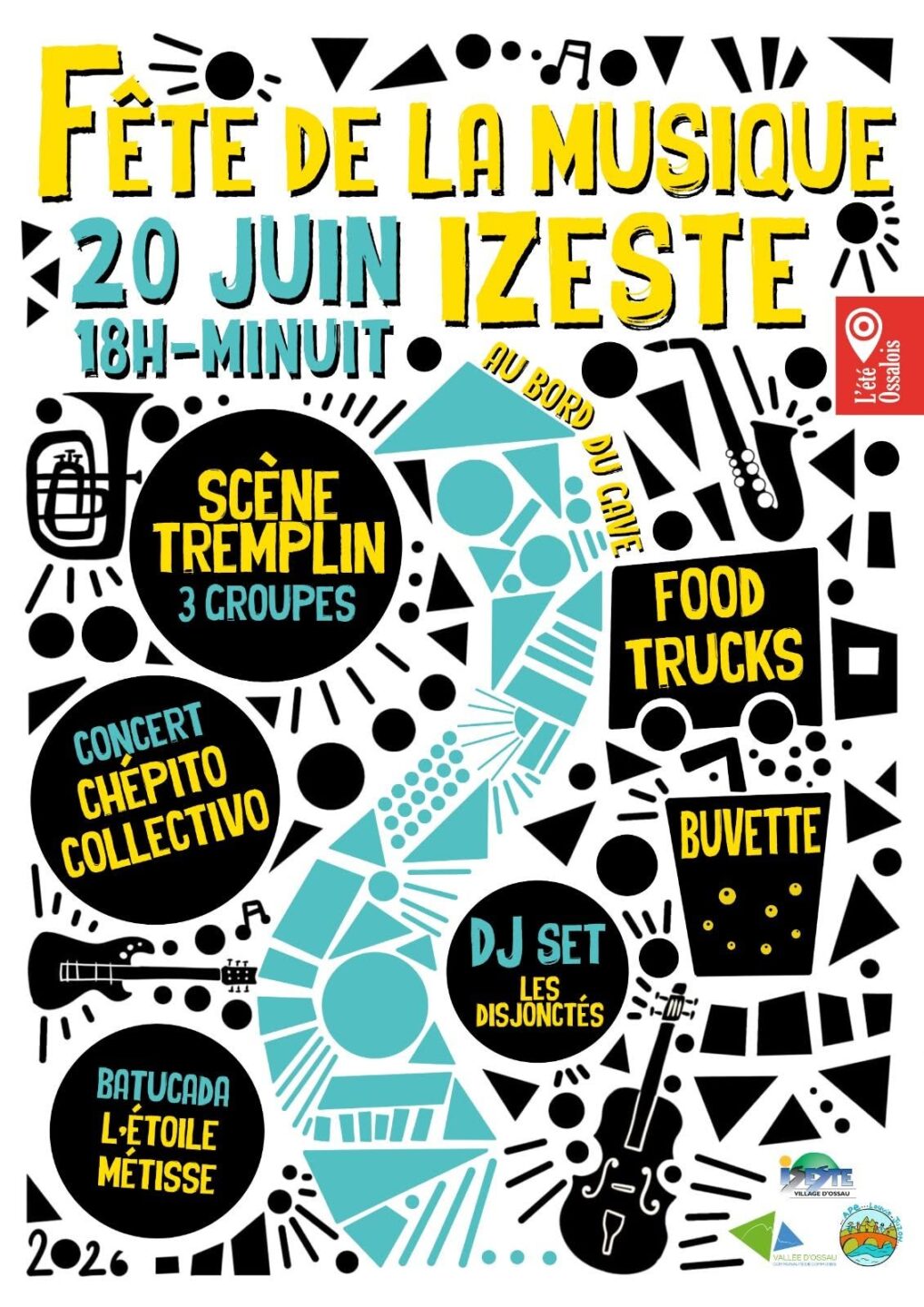 Fête de la musique d’Izeste Bords de gave Izeste