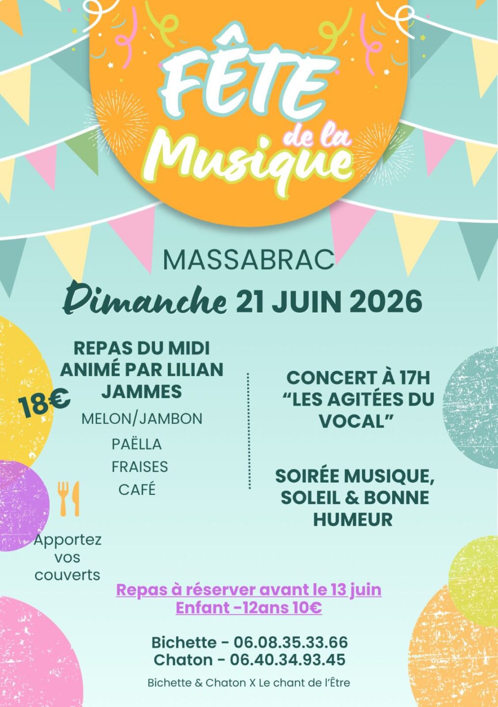 FÊTE DE LA MUSIQUE Massabrac