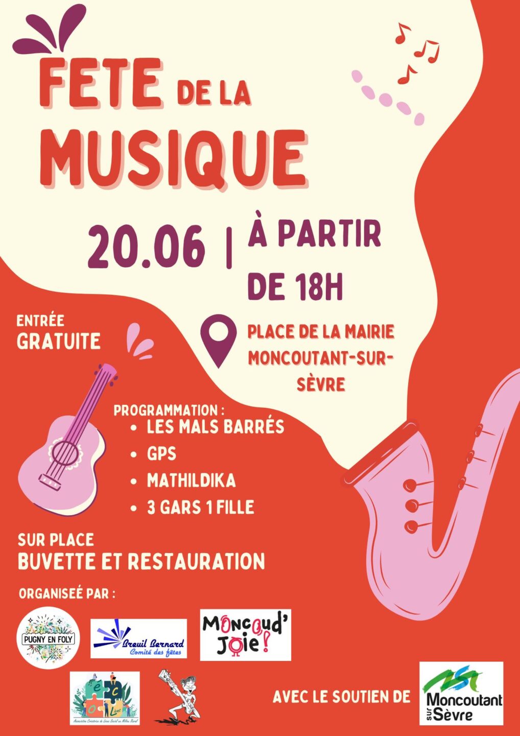Fête de la musique Moncoutant-sur-Sèvre Moncoutant-sur-Sèvre