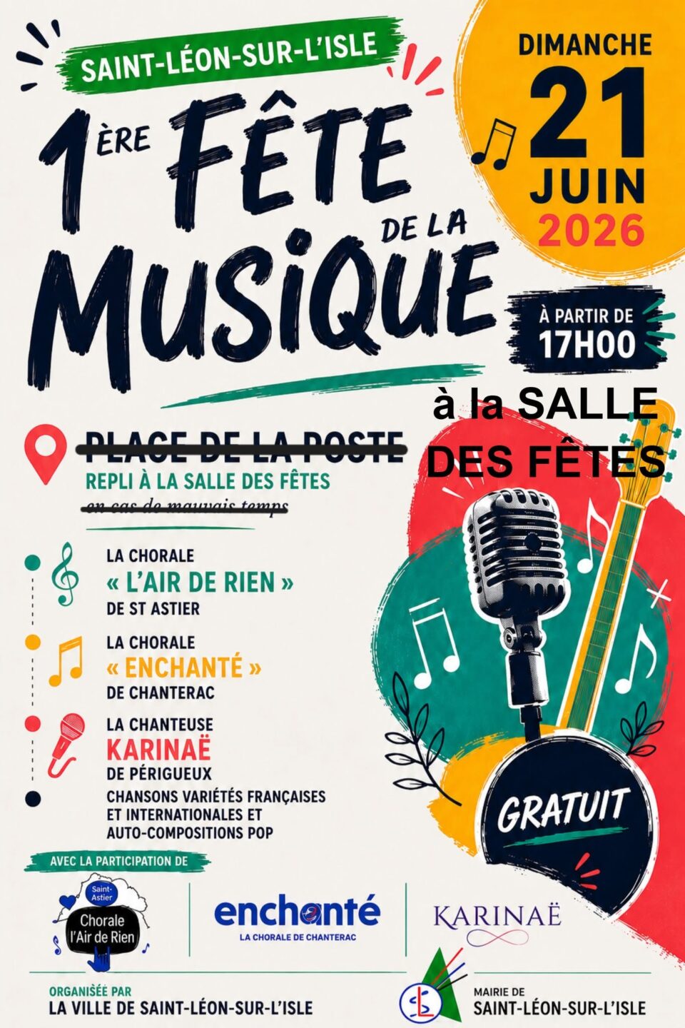 Fête de la Musique Saint-Léon-sur-l’Isle