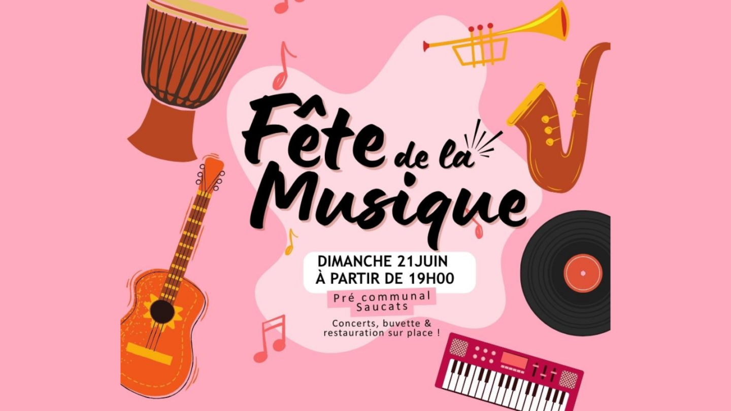 Fête de la musique Saucats Pré communal Saucats