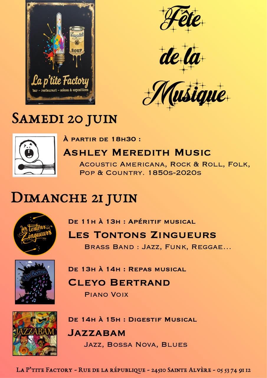 Fête de la musique Rue de la République Val de Louyre et Caudeau