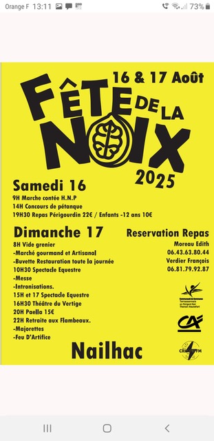 Fête de la Noix Nailhac