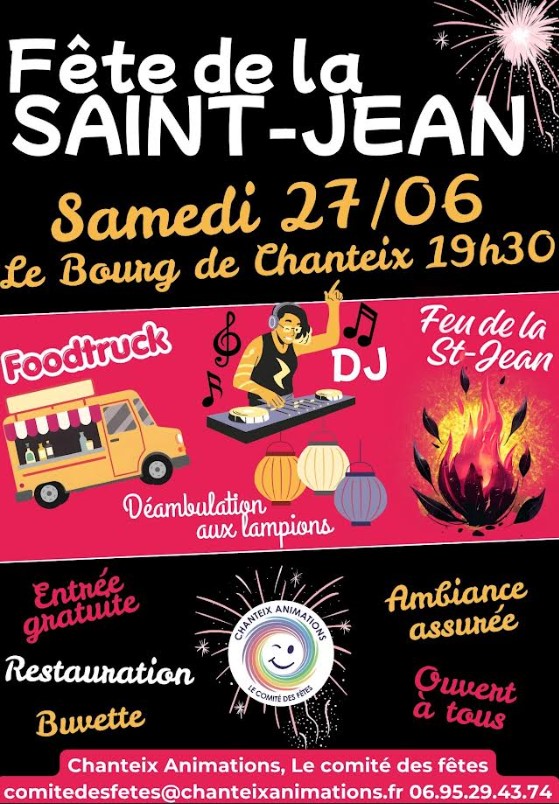 Fête de la Saint Jean Chanteix