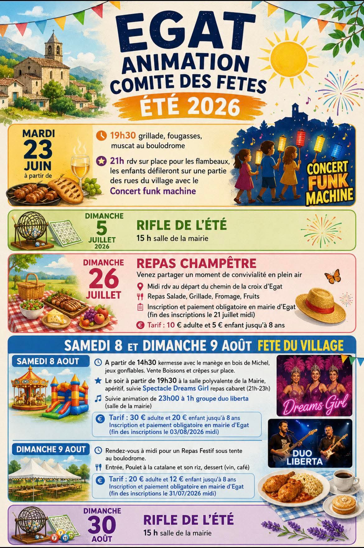FÊTE DE LA SAINT JEAN EGAT Égat