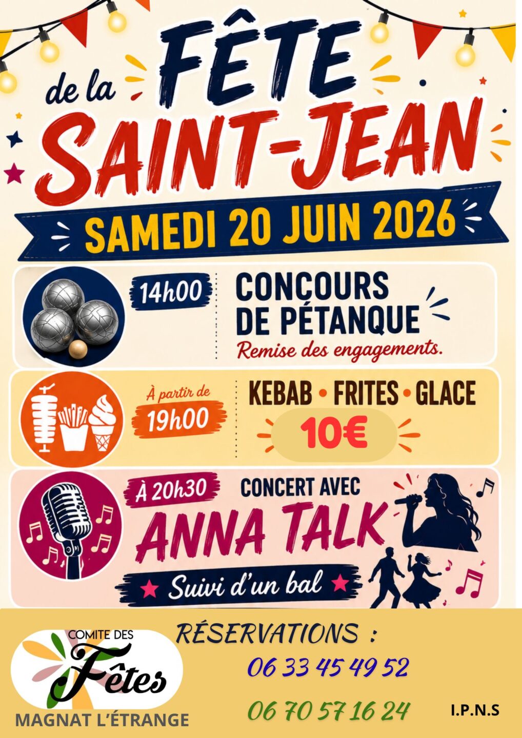 Fête de la Saint-Jean Magnat-l’Étrange