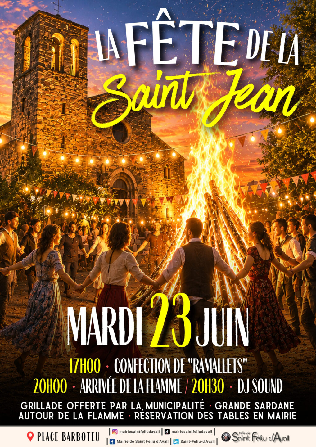 FÊTE DE LA SAINT-JEAN  Saint-Féliu-d&rsquo;Avall