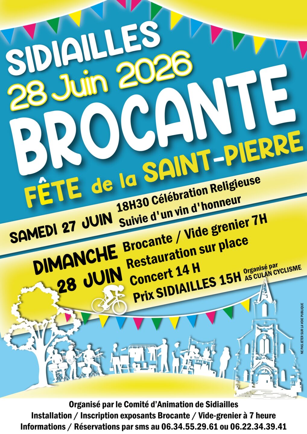 Fête de la Saint Pierre Brocante Sidiailles
