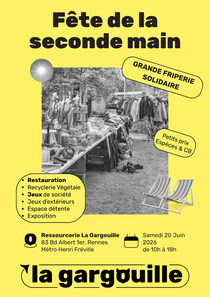 Fête de la seconde main, 83 boulevard Albert 1er, Rennes