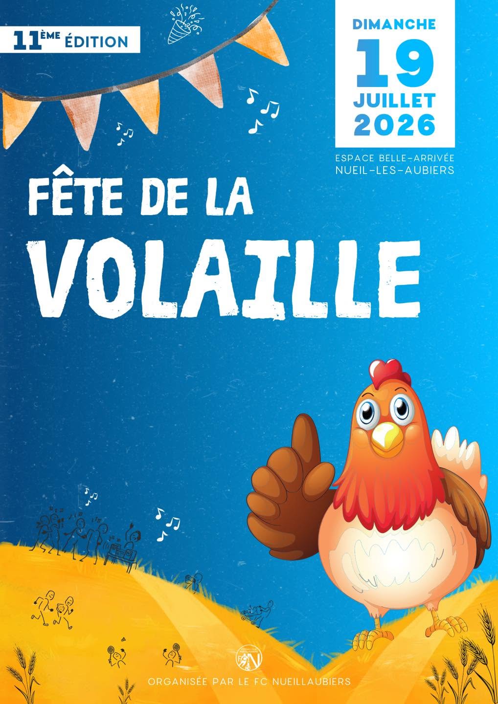 Fête de la volaille Espace Belle Arrivée Nueil-les-Aubiers