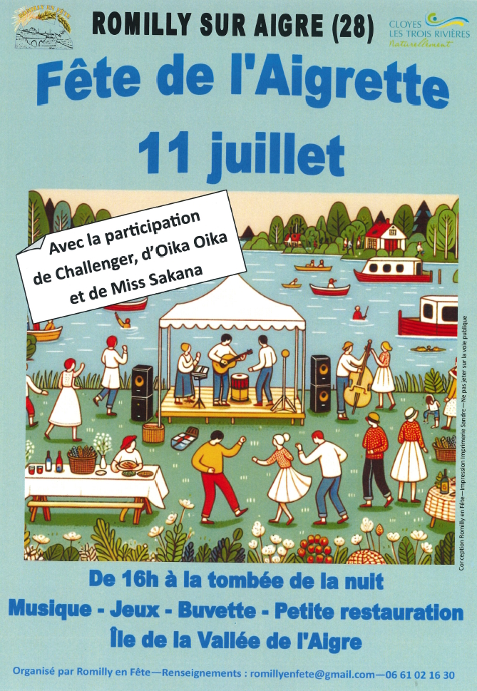 Fête de l&rsquo;Aigrette  Cloyes-les-Trois-Rivières