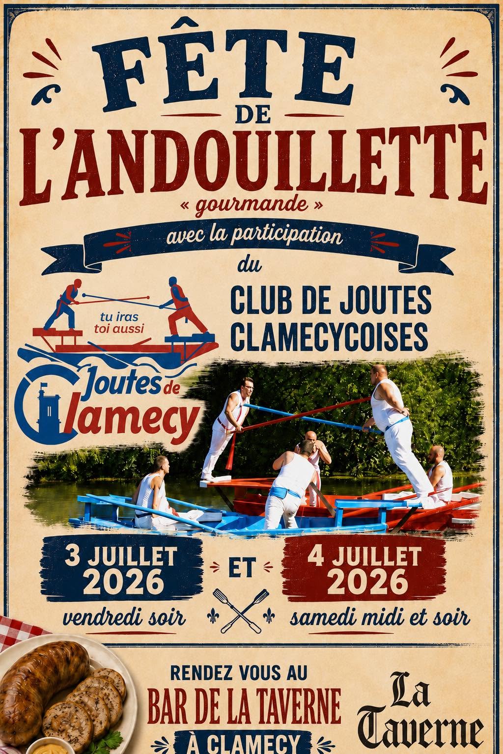 Fête de l&rsquo;andouillette gourmande à La Taverne Café-Bar La Taverne Clamecy