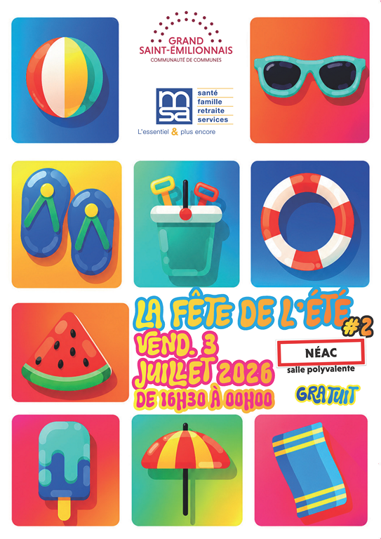 Fête de l&rsquo;été à Néac  Néac