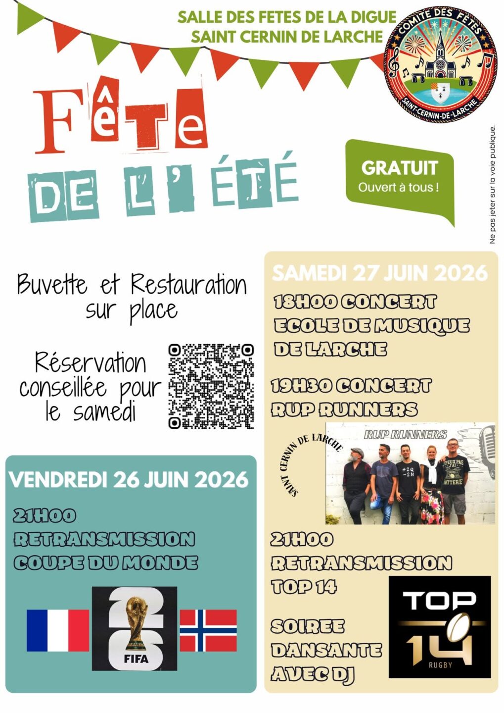 Fête de l’Eté à Saint Cernin de Larche Salle des fêtes Saint-Cernin-de-Larche
