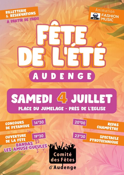 Fête de l’été Place du jumelage Audenge