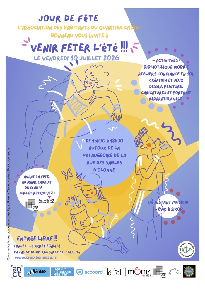 Fête de l&rsquo;été Jardins de la rue des Sables d&rsquo;Olonne Nantes