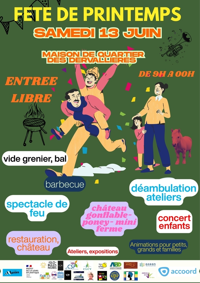 Fête de printemps Bassin des Dervallières Nantes