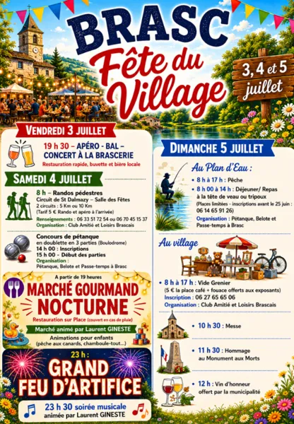 Fête de village à BRASC  Brasc