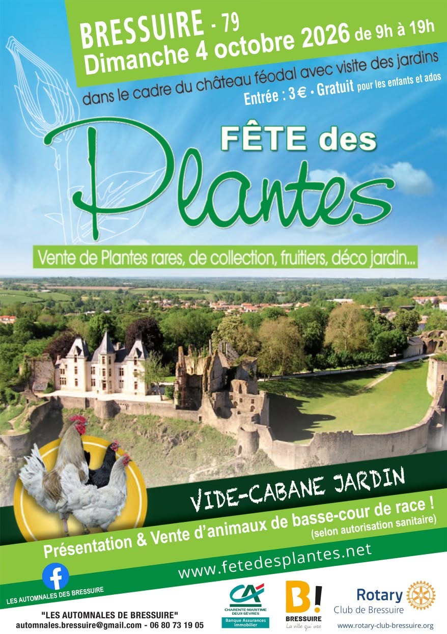Fête des plantes Château Bressuire 2026-10-04