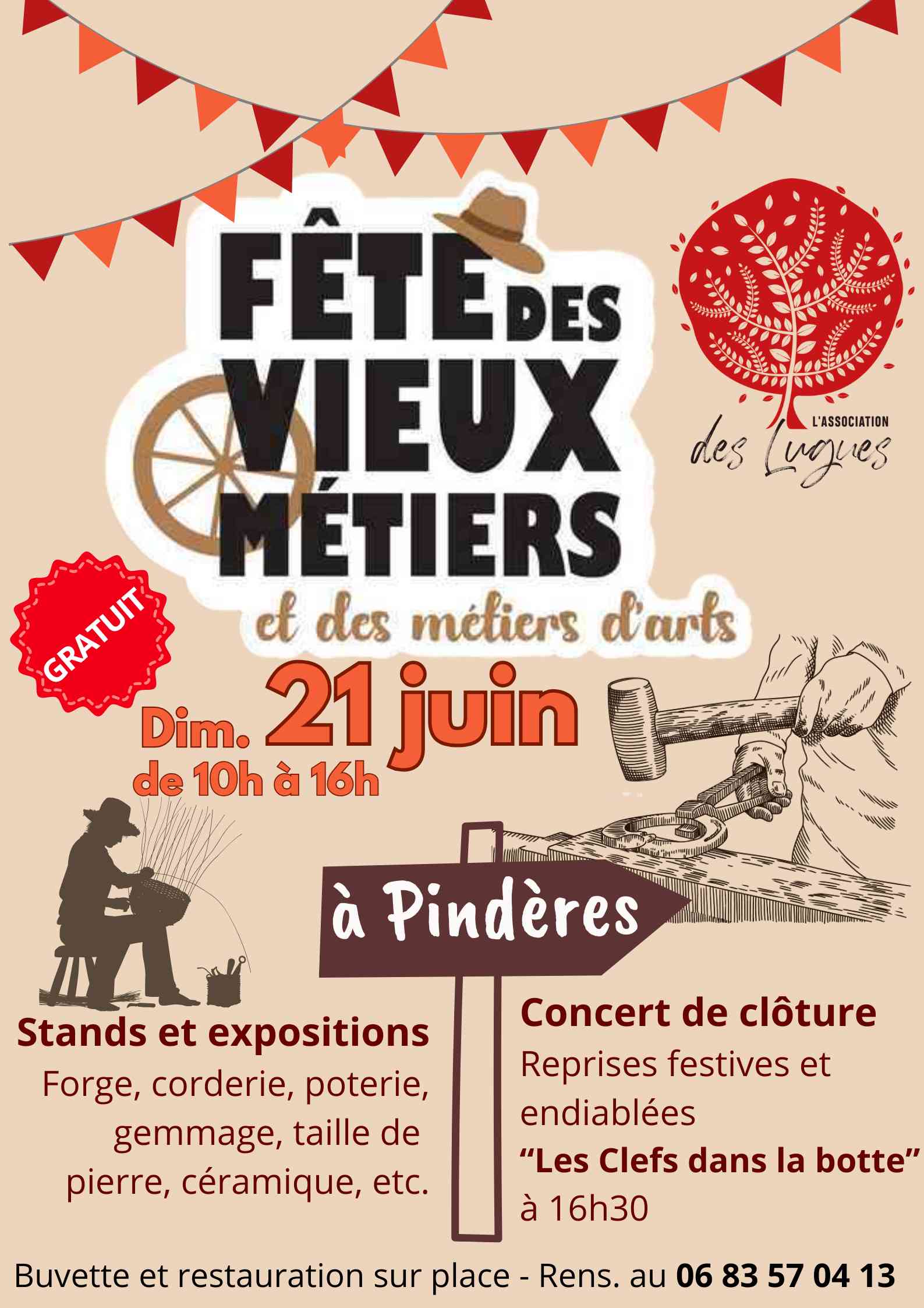 Fête des vieux métiers et des métiers d'art  Pindères 2026-06-21