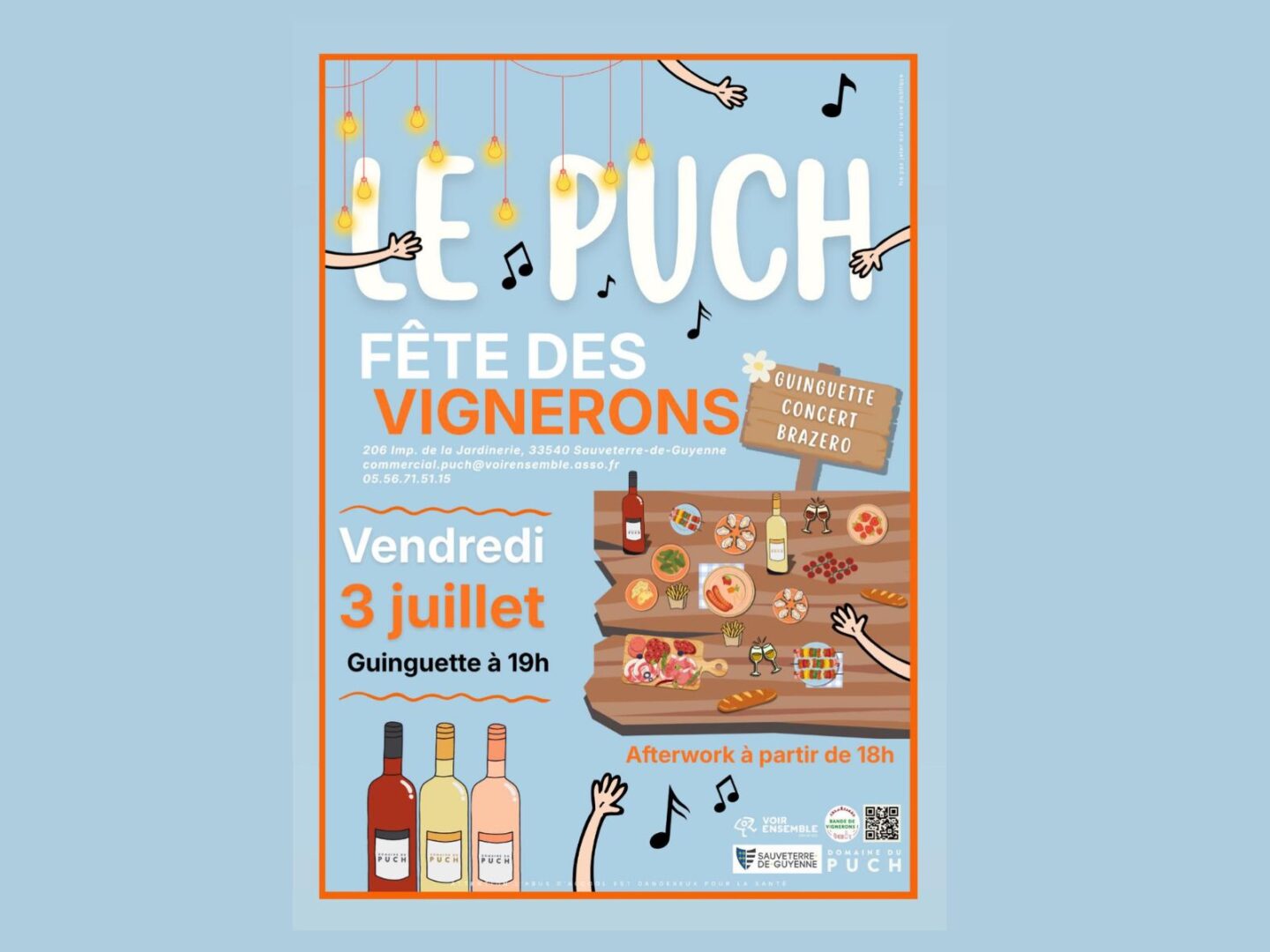 Fête des vignerons au Puch 206 Impasse de la Jardinerie Sauveterre-de-Guyenne 2026-07-03