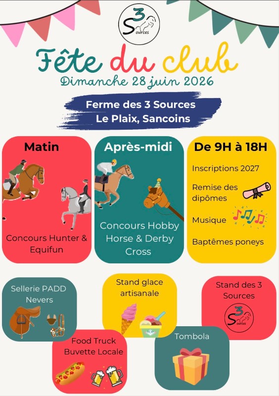 Fête du club  Sancoins 2026-06-28