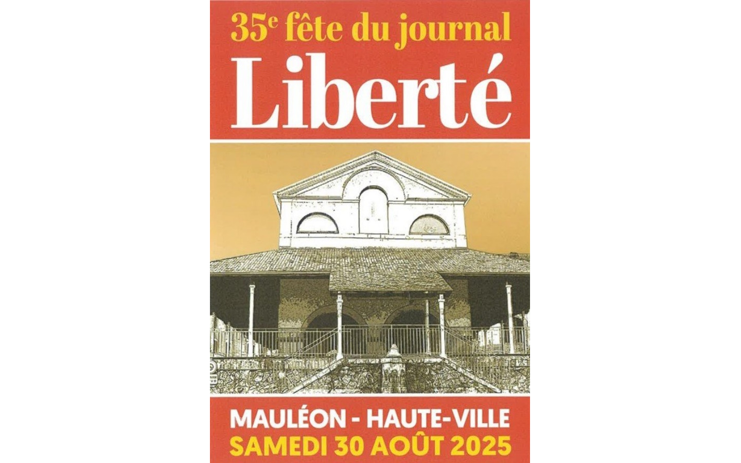 Fête du journal Liberté Place de la Haute-Ville Mauléon-Licharre 2026-08-29