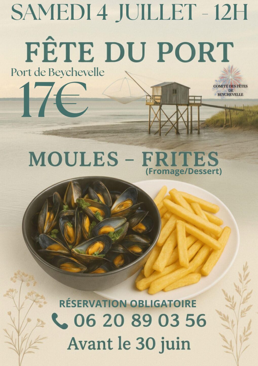 Fête du Port de Beychevelle Moules Frites Saint-Julien-Beychevelle