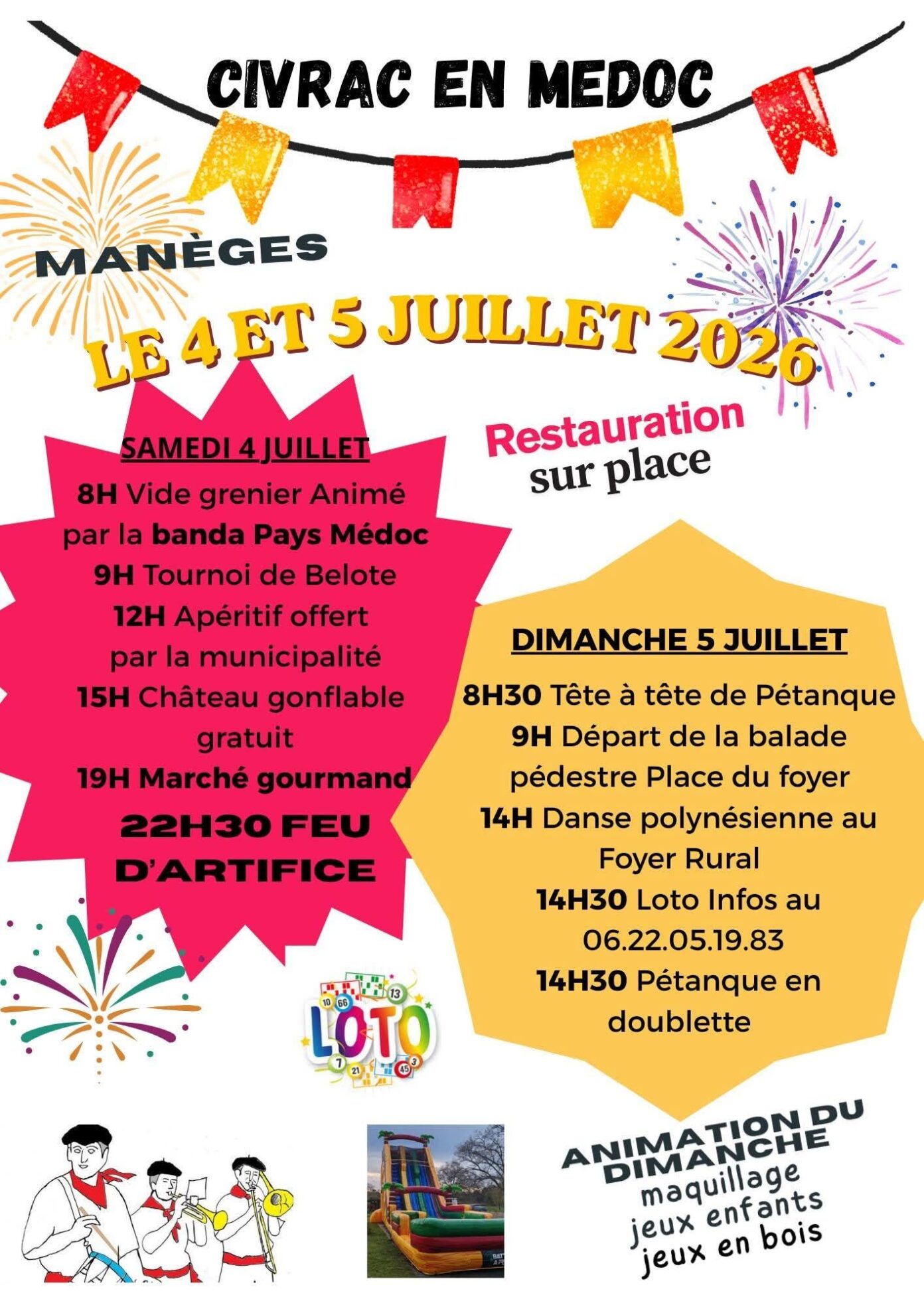 Fête du village à Civrac-Médoc  Civrac-en-Médoc