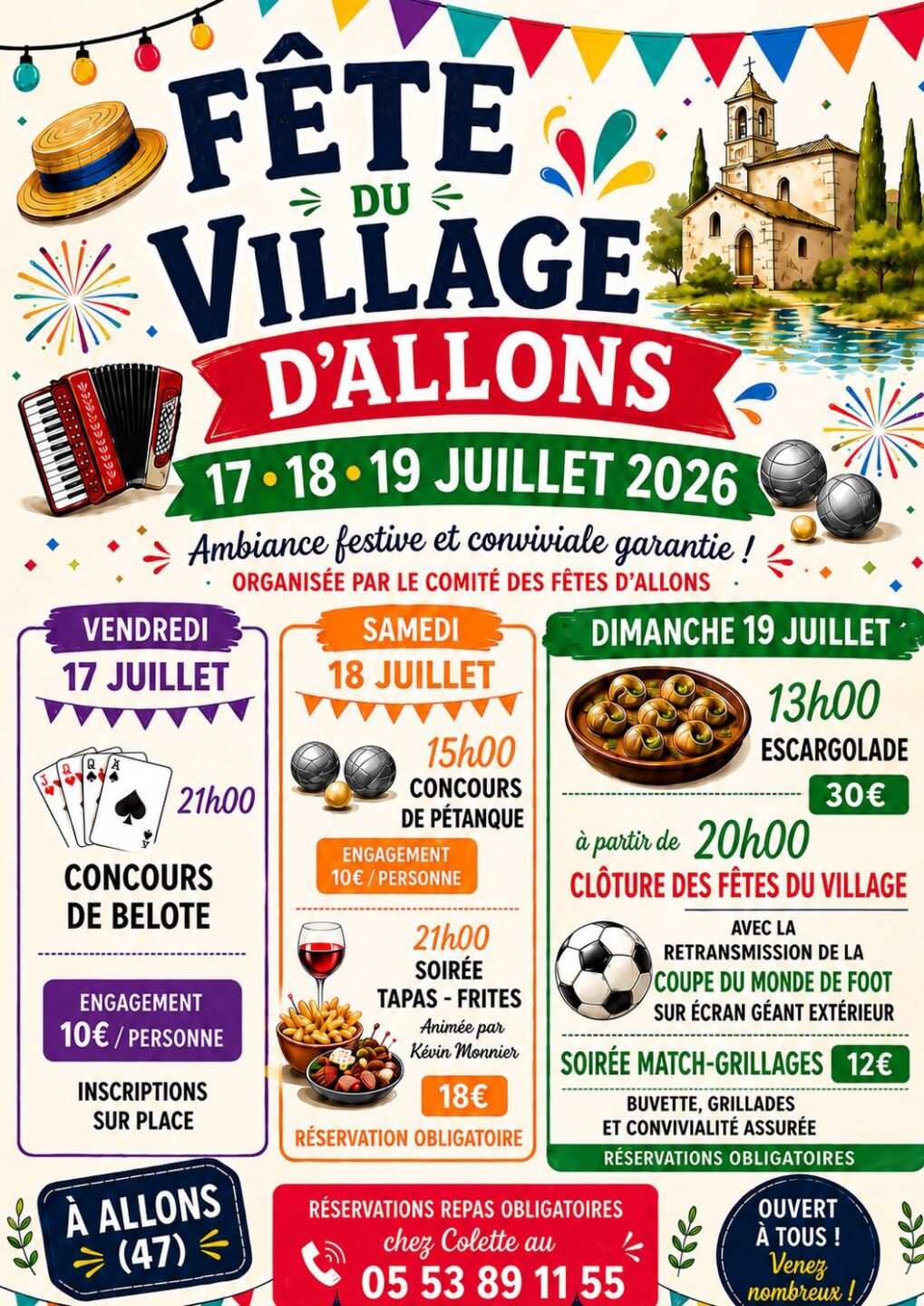 Fête du village Allons