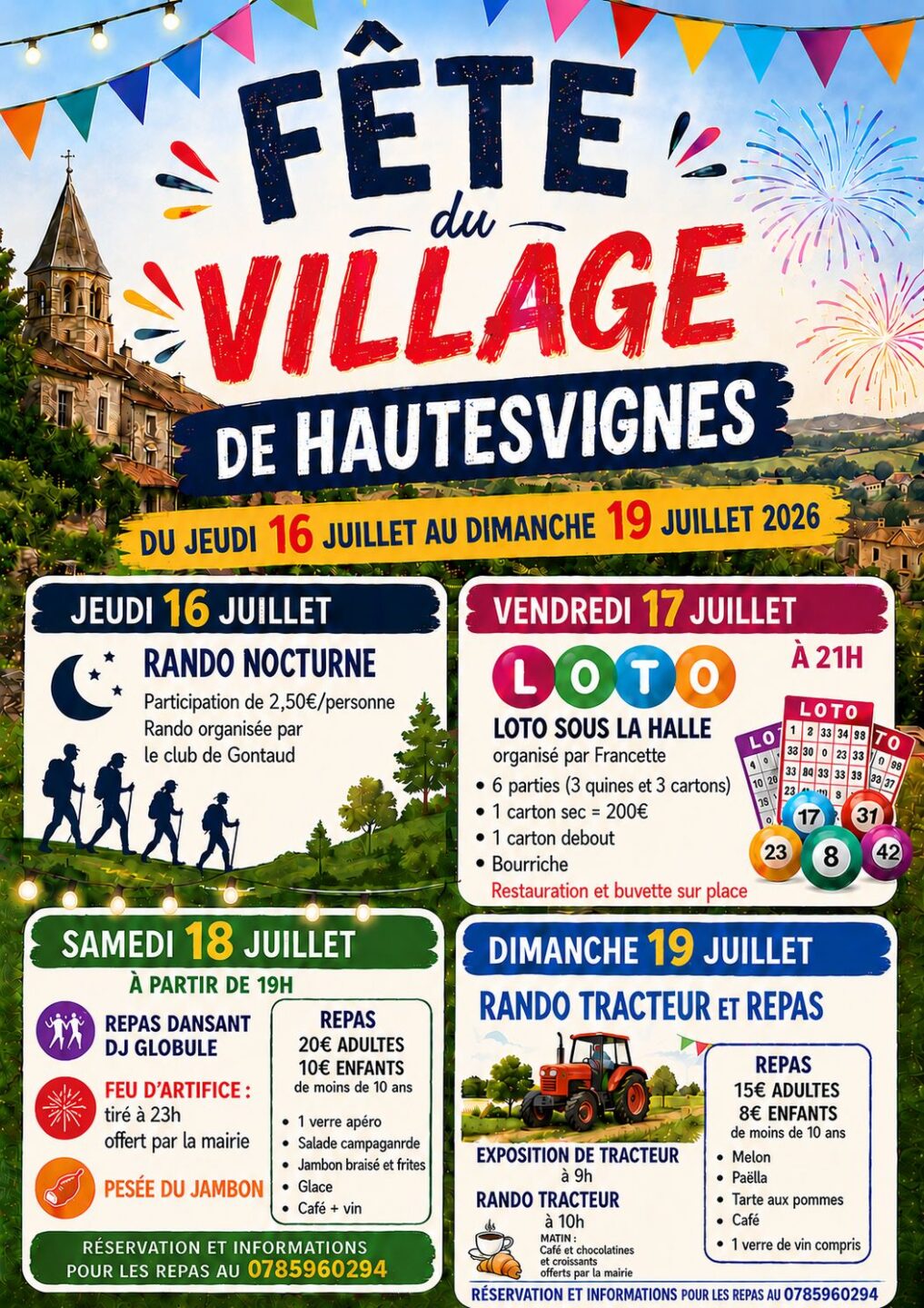 Fête du village de Hautesvignes Hautesvignes