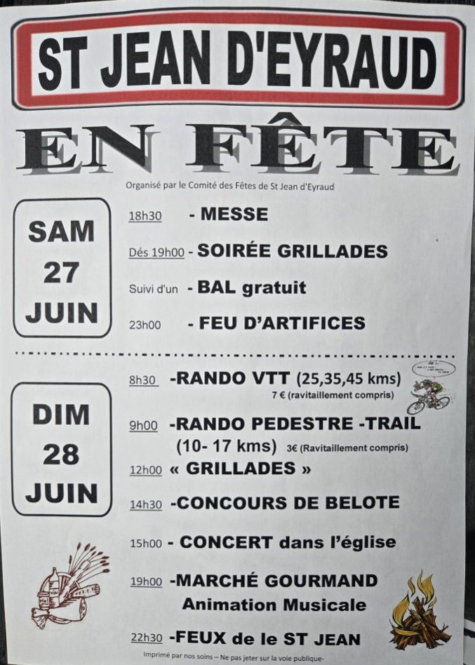 Fête du village Eyraud-Crempse-Maurens