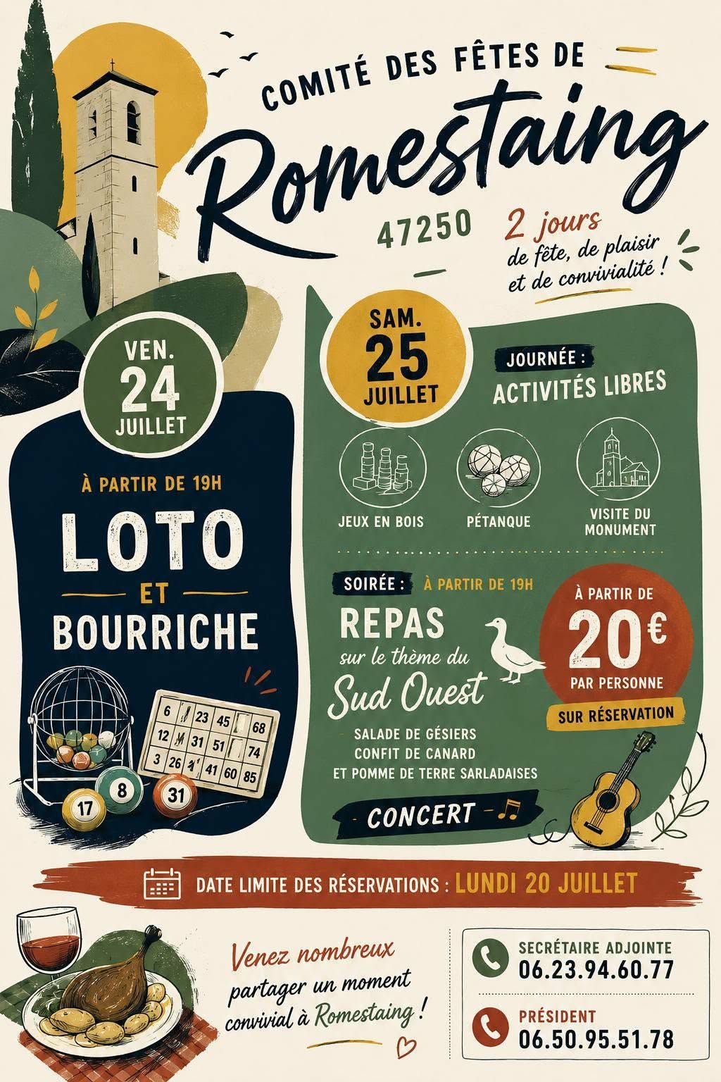 Fête du village Romestaing