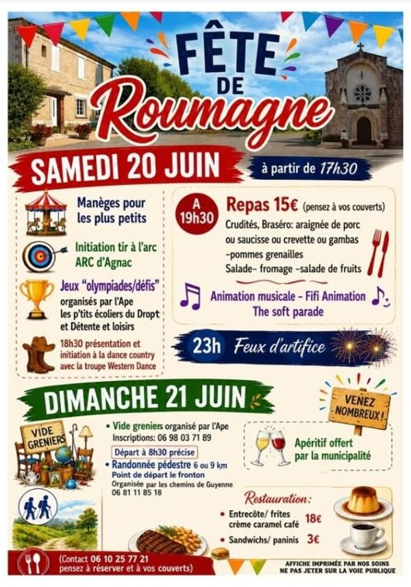 Fête du village Roumagne