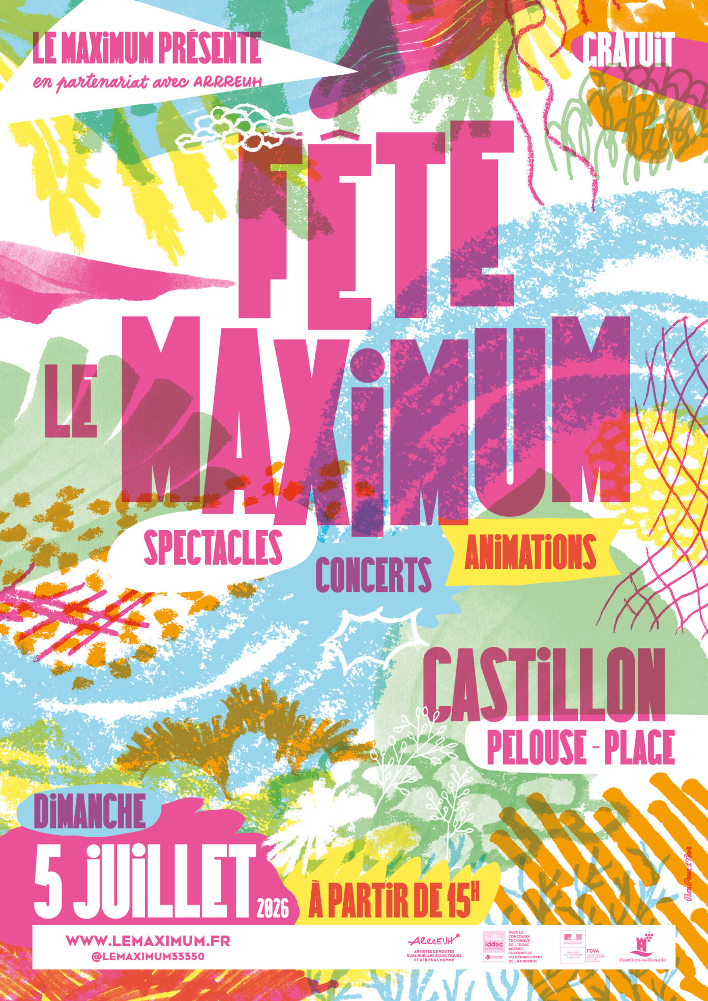 Fête le Maximum  Castillon-la-Bataille