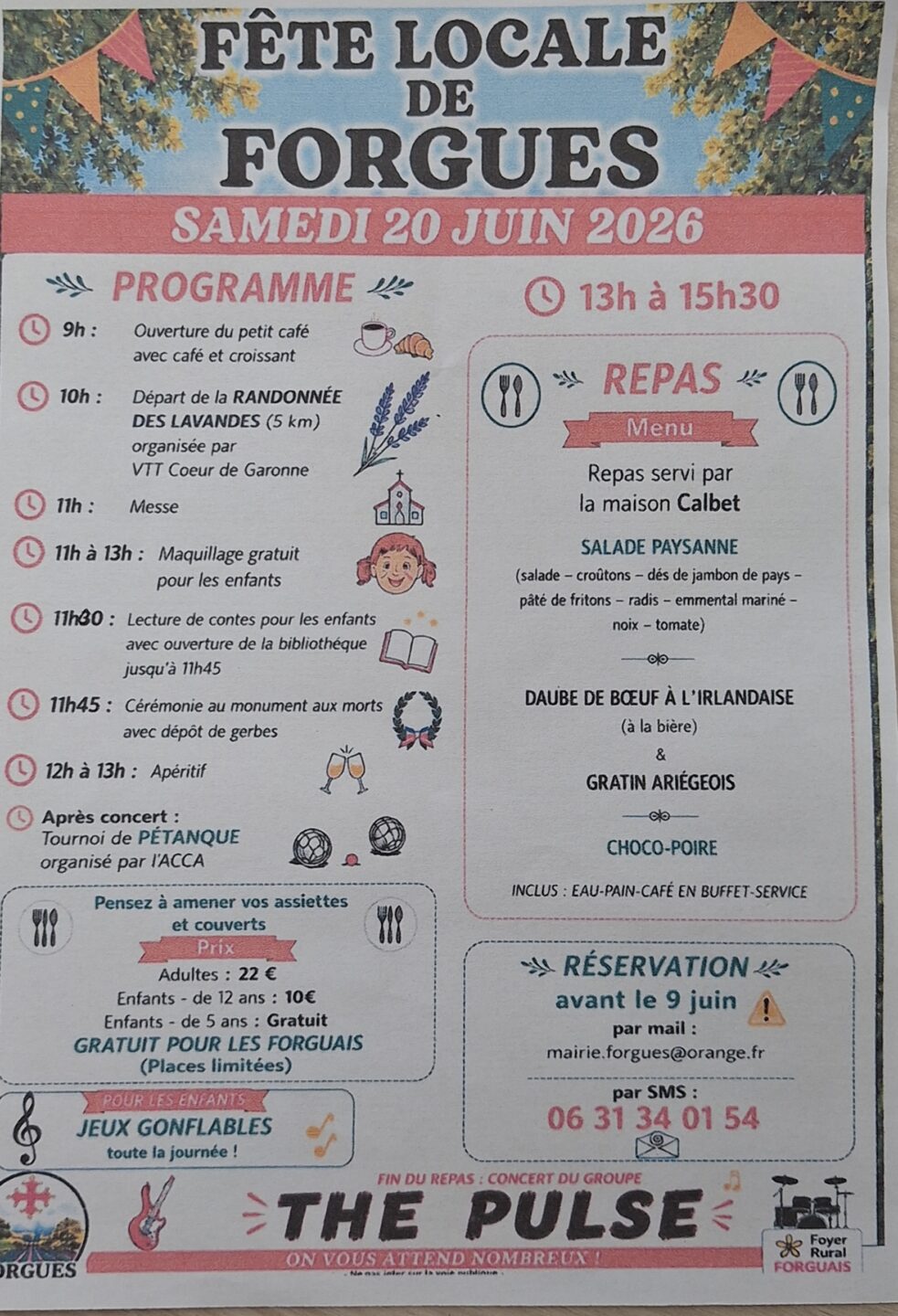 FETE LOCALE DE FORGUES  Forgues