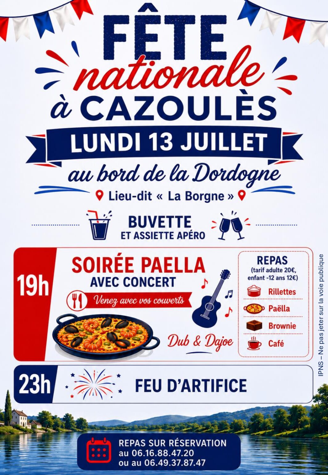 Fête nationale à Cazoulès Pechs-de-l’Espérance