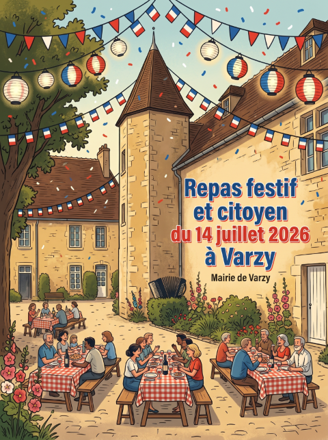 Fête nationale à Varzy Place du Marché Varzy