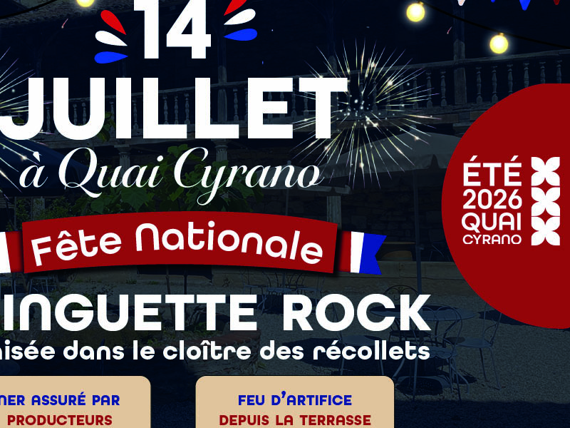 Fête Nationale Quai Cyrano Bergerac