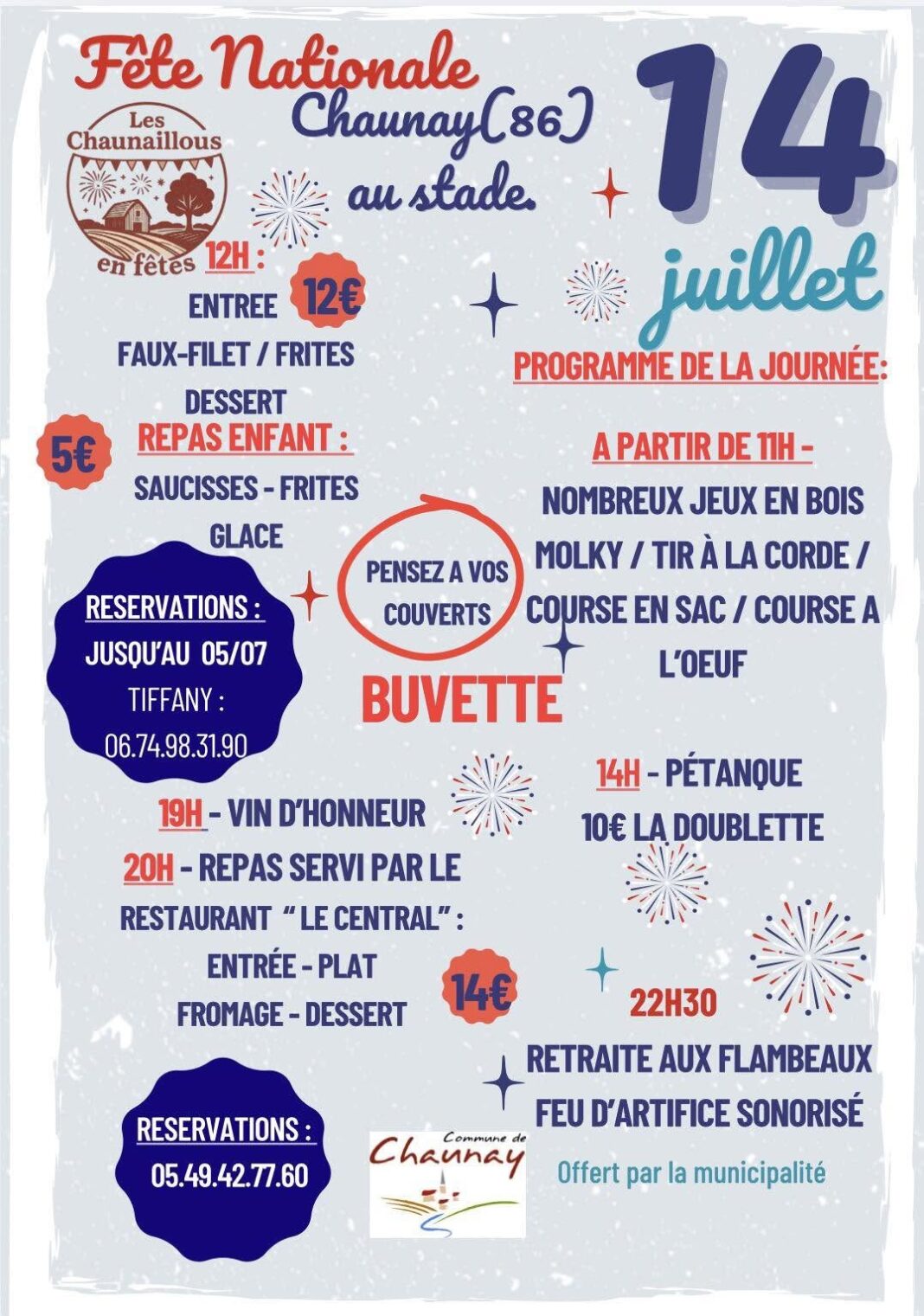 Fête Nationale  Chaunay