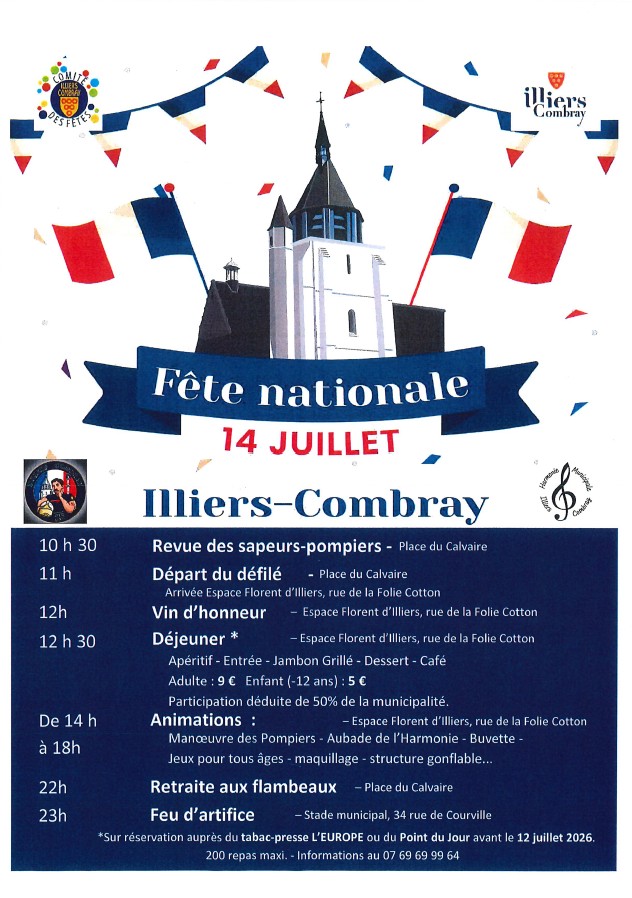 Fête Nationale d&rsquo;Illiers-Combray  Illiers-Combray