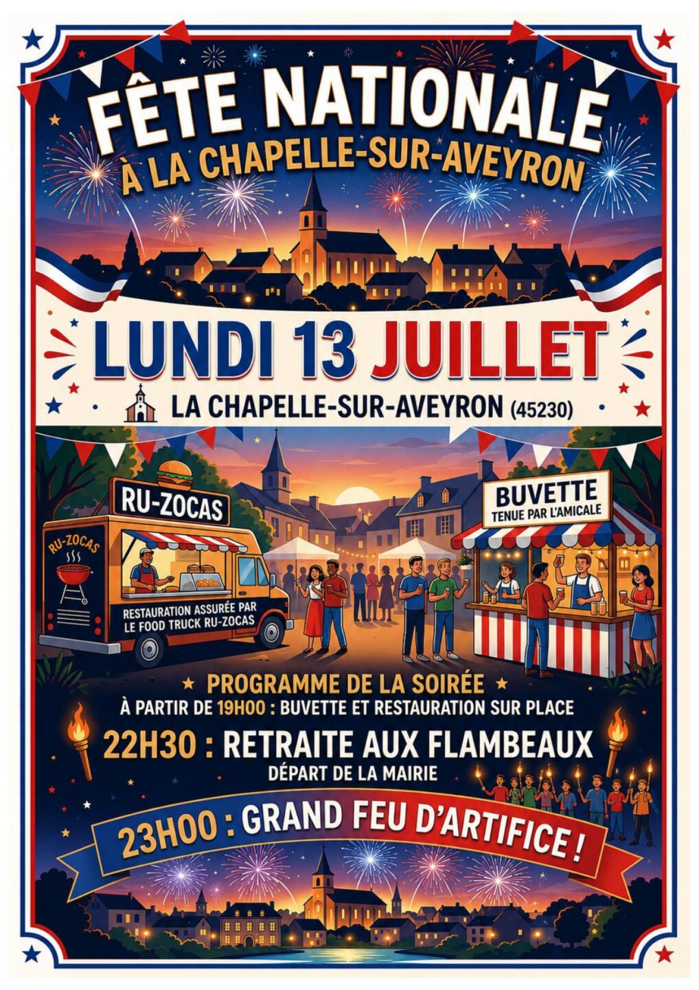 Fête Nationale La Chapelle-sur-Aveyron