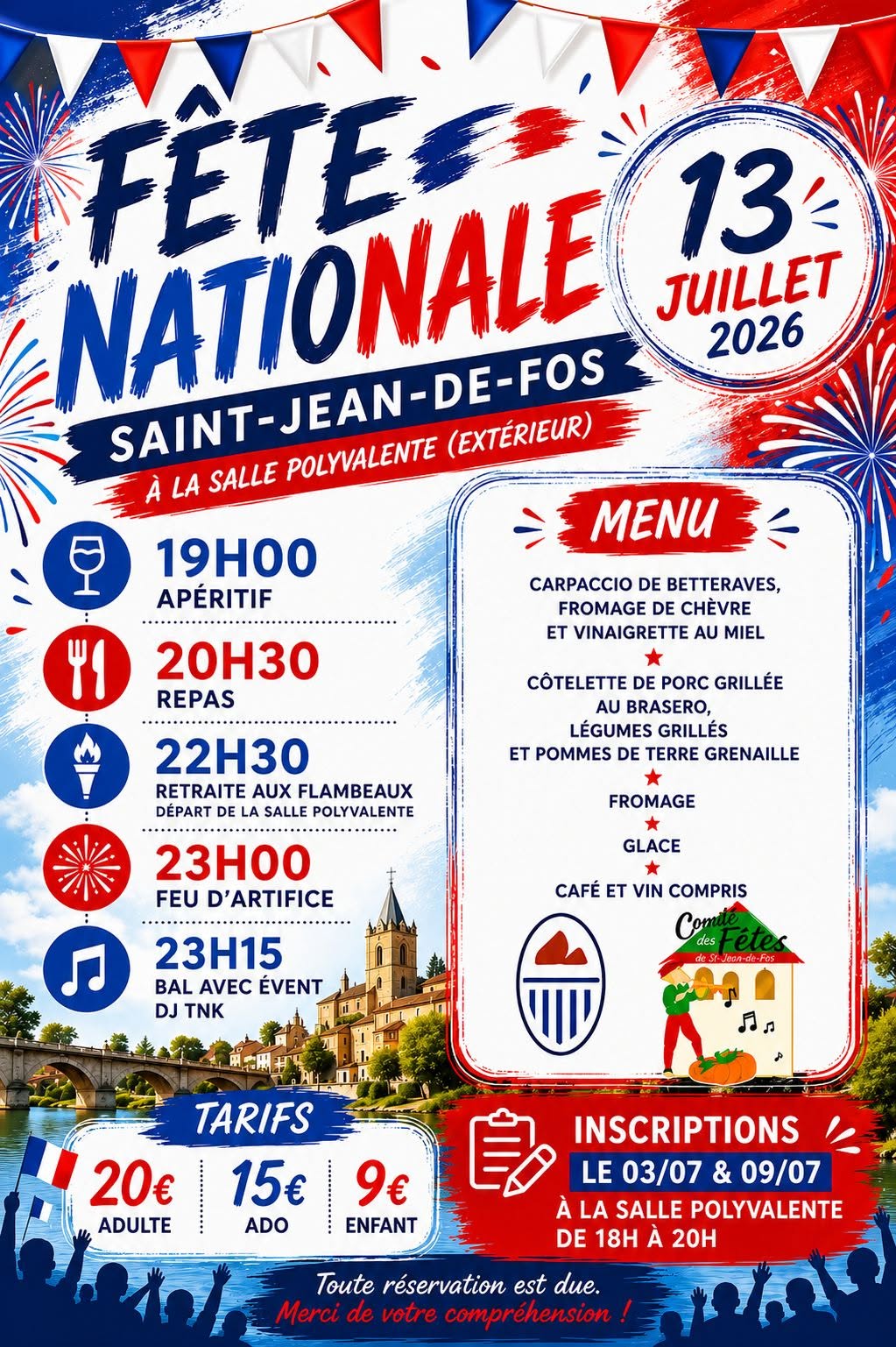 FÊTE NATIONALE SAINT JEAN DE FOS  Saint-Jean-de-Fos