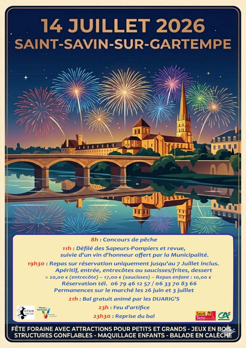 FETE NATIONALE Saint-Savin
