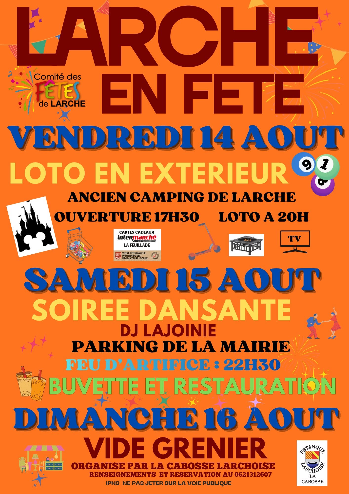 Fête votive de Larche  Larche 2026-08-14