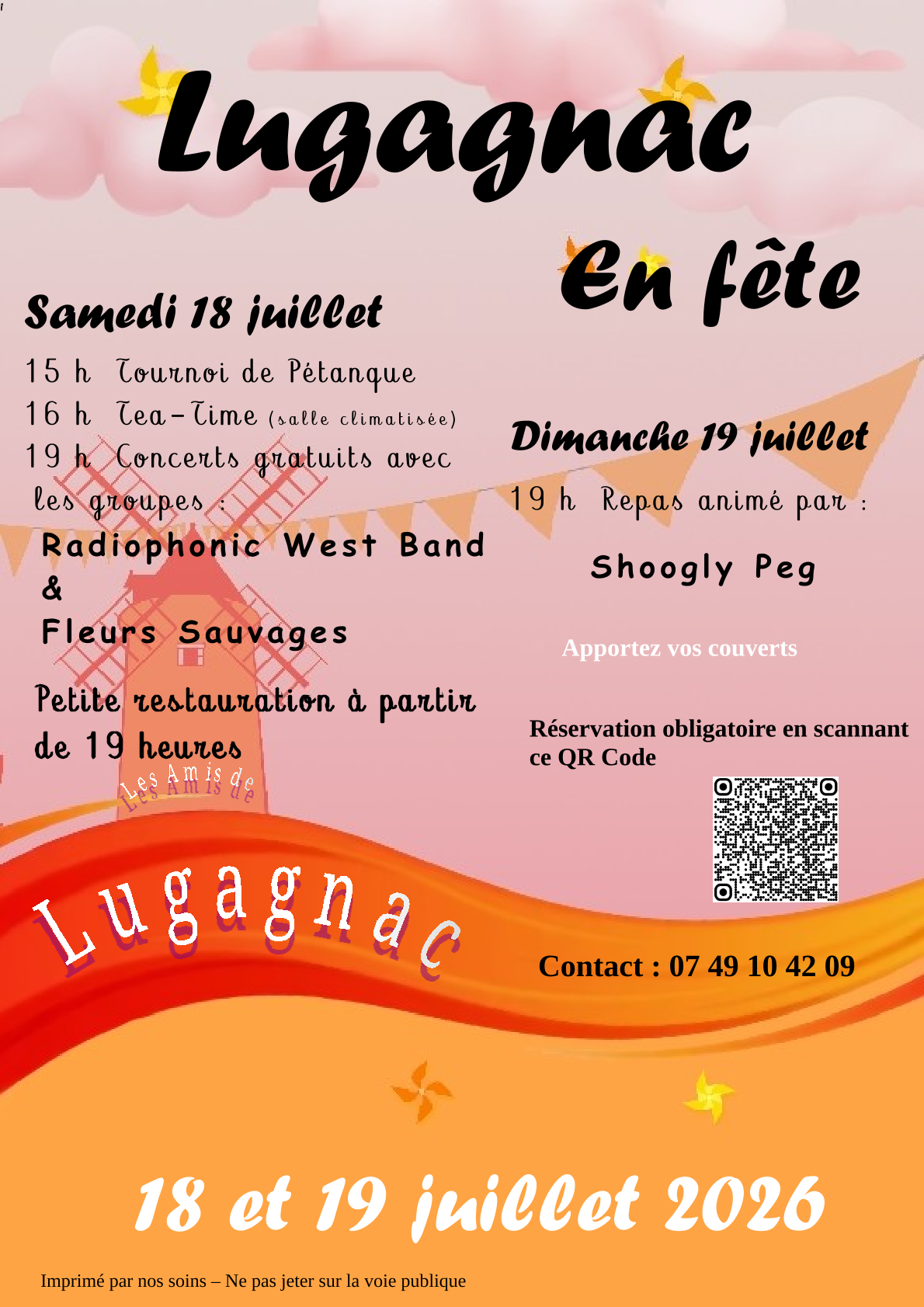 Fête votive de Lugagnac 32 Place de la Mairie Lugagnac 2026-07-18