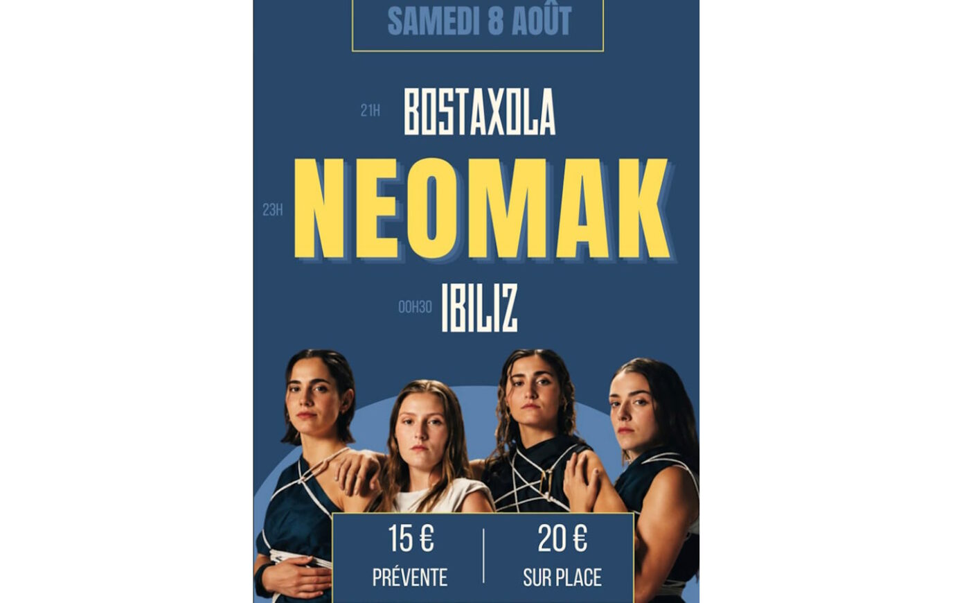 Fêtes de village concert de Neomak  Garris